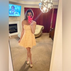 Vintage Lilly Pulitzer strapless fit and flare
